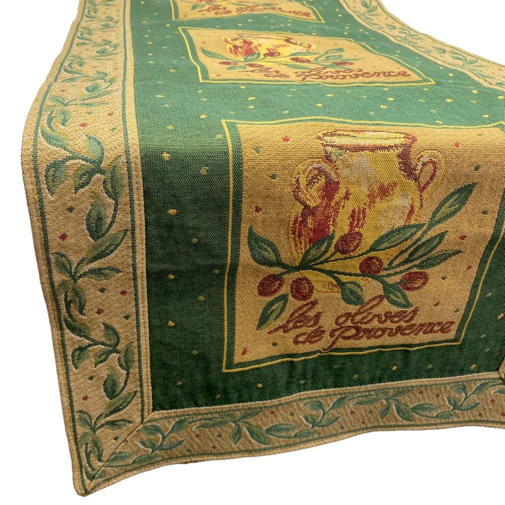 BLOOMINGDALE'S French Country Runner Provence Olives Tapestry - Picture 4 of 10